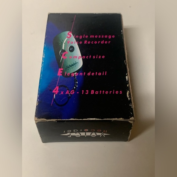 Rare Vtg KENDALL MOTOR OIL Promotional Advertisement Voice Recorder Keychain - Picture 3 of 15